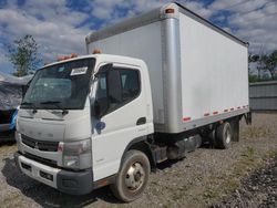 Salvage trucks for sale at Leroy, NY auction: 2015 Mitsubishi Fuso America INC FE FEC92S