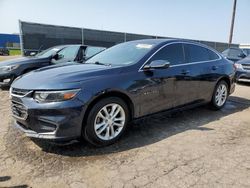 Salvage cars for sale at Woodhaven, MI auction: 2016 Chevrolet Malibu LT