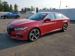 Carros salvage sin ofertas aún a la venta en subasta: 2018 Honda Accord Sport