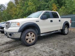 Ford salvage cars for sale: 2007 Ford F150 Supercrew