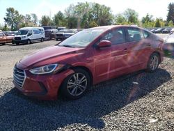 Salvage cars for sale at Portland, OR auction: 2017 Hyundai Elantra SE