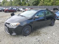 Salvage cars for sale at Waldorf, MD auction: 2016 Toyota Corolla L