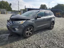 Salvage cars for sale at Mebane, NC auction: 2017 Ford Escape SE