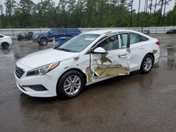 Salvage cars for sale at Harleyville, SC auction: 2017 Hyundai Sonata SE