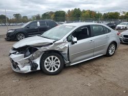 Salvage cars for sale at Chalfont, PA auction: 2022 Toyota Corolla LE