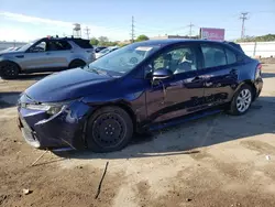 Salvage cars for sale at Chicago Heights, IL auction: 2020 Toyota Corolla LE