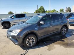 Salvage cars for sale at Littleton, CO auction: 2018 Toyota Rav4 HV LE