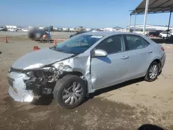 2015 Toyota Corolla L en venta en San Diego, CA