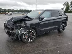 Salvage cars for sale at Dunn, NC auction: 2022 Mitsubishi Outlander SEL