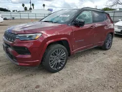 Salvage cars for sale at Mercedes, TX auction: 2022 Jeep Compass Limited