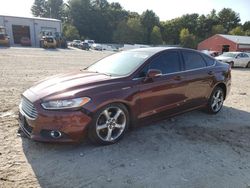 Salvage cars for sale at Mendon, MA auction: 2016 Ford Fusion SE