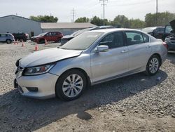 Salvage cars for sale at Columbus, OH auction: 2015 Honda Accord EXL