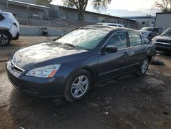 Salvage cars for sale at Albuquerque, NM auction: 2007 Honda Accord EX