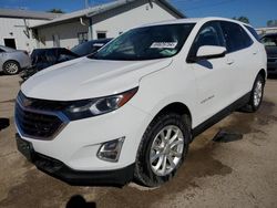 Salvage cars for sale at Pekin, IL auction: 2018 Chevrolet Equinox LT