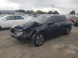 Salvage cars for sale at Sacramento, CA auction: 2013 Honda Accord LX