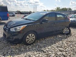 Salvage cars for sale at Barberton, OH auction: 2017 Hyundai Accent SE