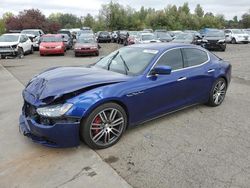 Salvage cars for sale at Woodburn, OR auction: 2014 Maserati Ghibli S