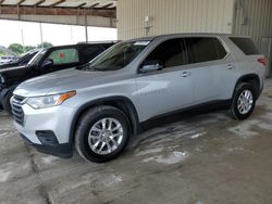 Salvage cars for sale at Homestead, FL auction: 2021 Chevrolet Traverse LS