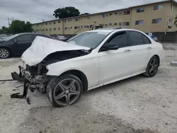 Salvage cars for sale at West Palm Beach, FL auction: 2017 Mercedes-Benz E 300 4matic