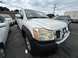 Salvage trucks for sale at Rancho Cucamonga, CA auction: 2004 Nissan Titan XE