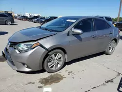 2014 Toyota Corolla ECO en venta en Grand Prairie, TX