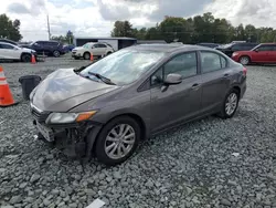 Honda salvage cars for sale: 2012 Honda Civic EXL