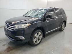 Salvage cars for sale at Houston, TX auction: 2012 Toyota Highlander Limited