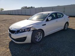 Salvage cars for sale at Anderson, CA auction: 2011 KIA Optima LX