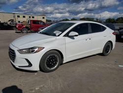 Salvage cars for sale at Wilmer, TX auction: 2017 Hyundai Elantra SE