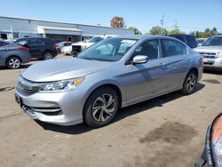 Salvage cars for sale at New Britain, CT auction: 2017 Honda Accord LX