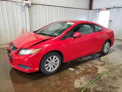 Salvage cars for sale at Pennsburg, PA auction: 2012 Honda Civic EX