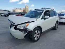 Salvage cars for sale at New Orleans, LA auction: 2015 Subaru Forester 2.5I Premium