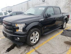 Salvage trucks for sale at Chicago Heights, IL auction: 2016 Ford F150 Supercrew