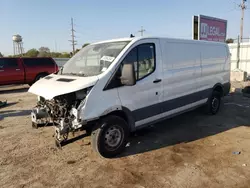 Salvage trucks for sale at Chicago Heights, IL auction: 2023 Ford Transit T-150