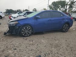 Salvage cars for sale at Riverview, FL auction: 2017 Toyota Corolla L