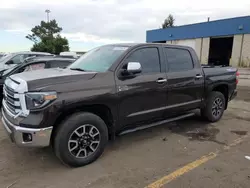 Flood-damaged cars for sale at auction: 2021 Toyota Tundra Crewmax 1794