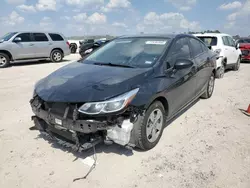 Salvage cars for sale at Houston, TX auction: 2018 Chevrolet Cruze LS