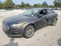 Ford salvage cars for sale: 2017 Ford Fusion SE