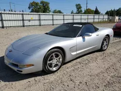 Salvage cars for sale at Lansing, MI auction: 2001 Chevrolet Corvette