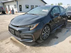 Salvage cars for sale at Pekin, IL auction: 2020 Toyota Corolla SE