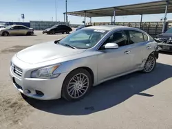 Salvage cars for sale at Anthony, TX auction: 2014 Nissan Maxima S