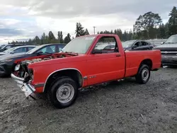 Chevrolet salvage cars for sale: 1991 Chevrolet S Truck S10