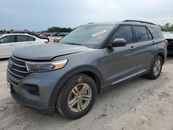 Salvage cars for sale at Houston, TX auction: 2023 Ford Explorer XLT