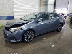 Salvage cars for sale at Ham Lake, MN auction: 2015 Toyota Corolla L