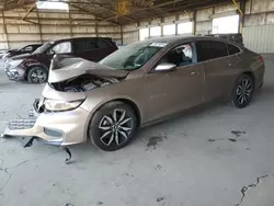 Salvage cars for sale at auction: 2018 Chevrolet Malibu LT