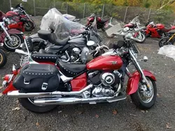 Salvage motorcycles for sale at New Britain, CT auction: 2009 Yamaha XVS650 A