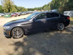 Salvage cars for sale at North Billerica, MA auction: 2018 BMW 540 I