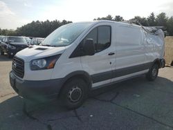 Salvage trucks for sale at Exeter, RI auction: 2018 Ford Transit T-350