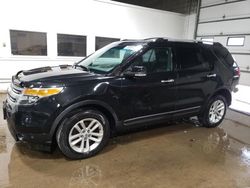 Salvage cars for sale at Ham Lake, MN auction: 2013 Ford Explorer XLT