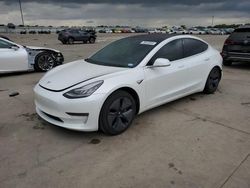 Salvage cars for sale at Wilmer, TX auction: 2019 Tesla Model 3